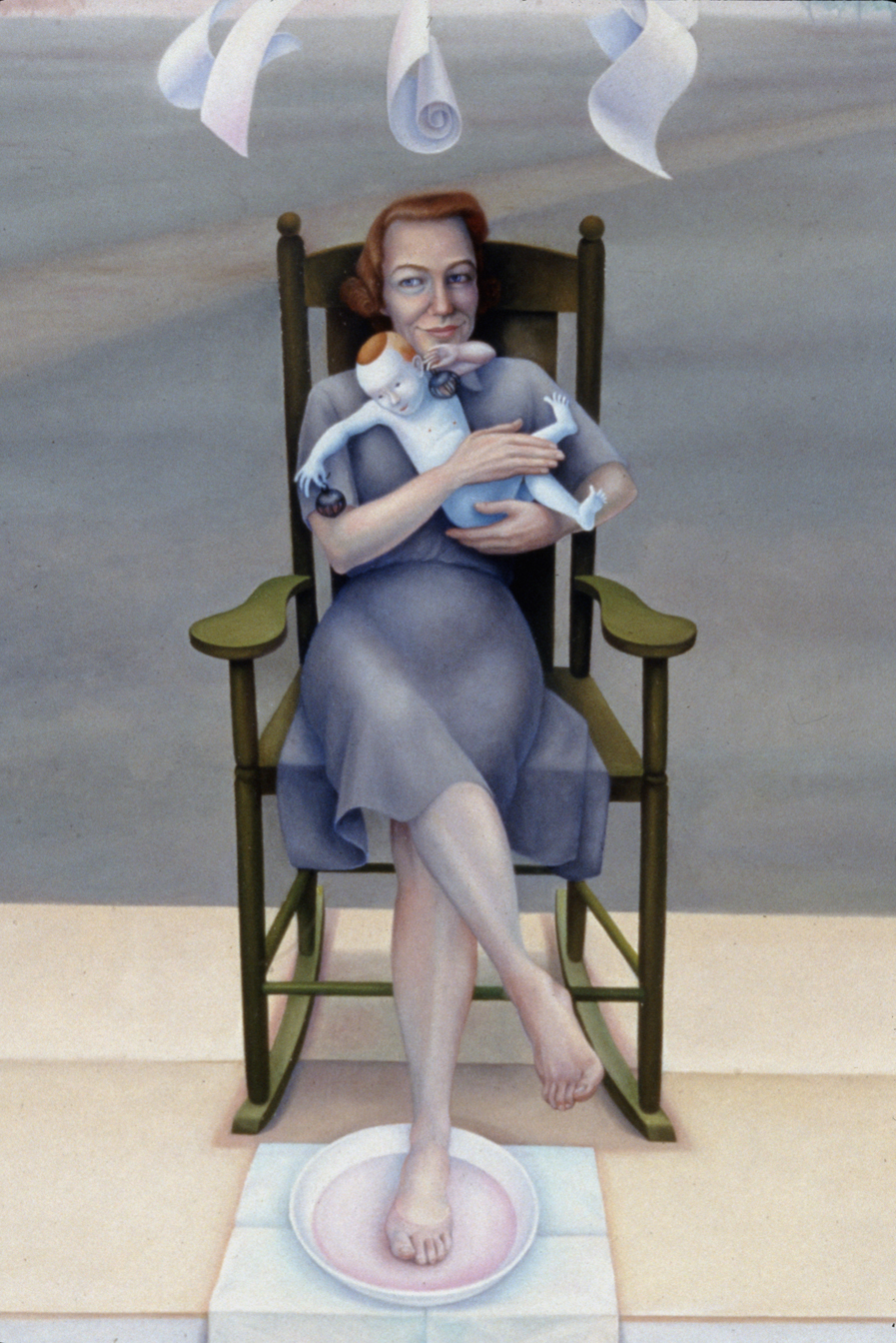 Portrait of Flannery O'Connor - detail 001