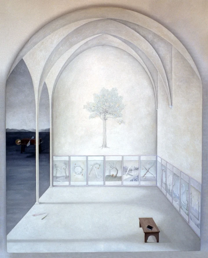Biting Gift (After Fra Angelico, The Annunciation)