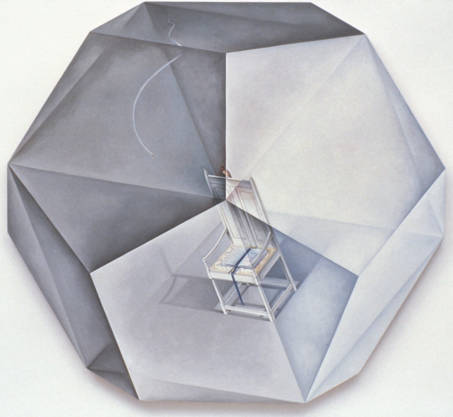  1989, 48” x 48”, oil on panel.  Private collection 