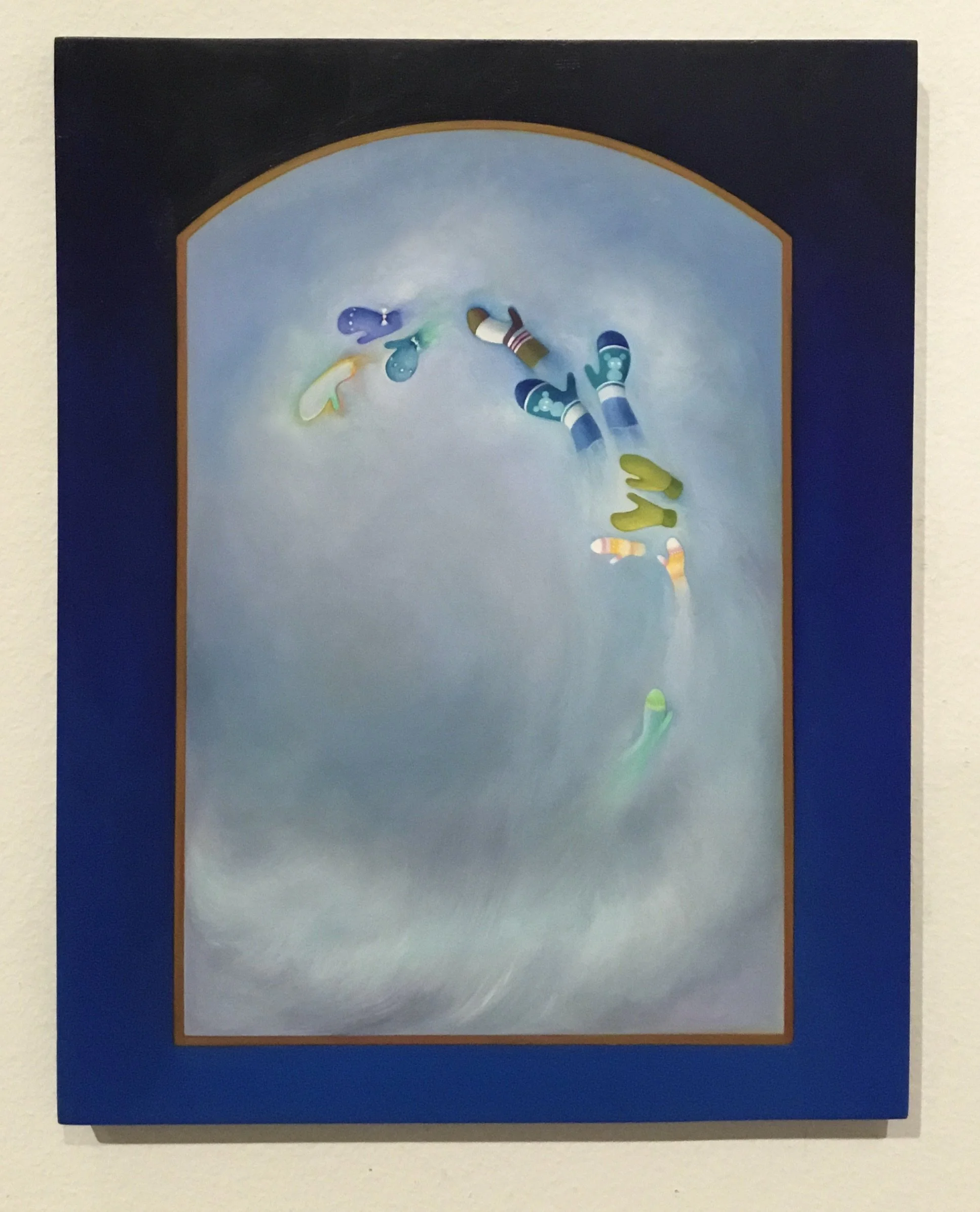  Mittens 2025, 11”x14”, oil on panel 