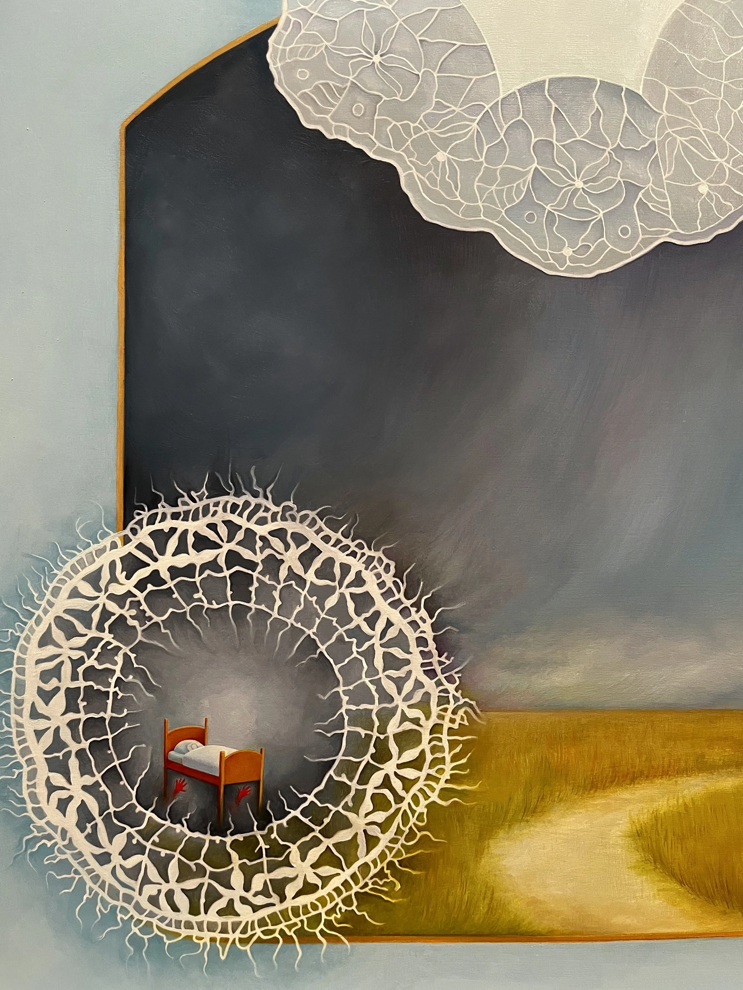   Lullaby  (detail) work in progress 2025 