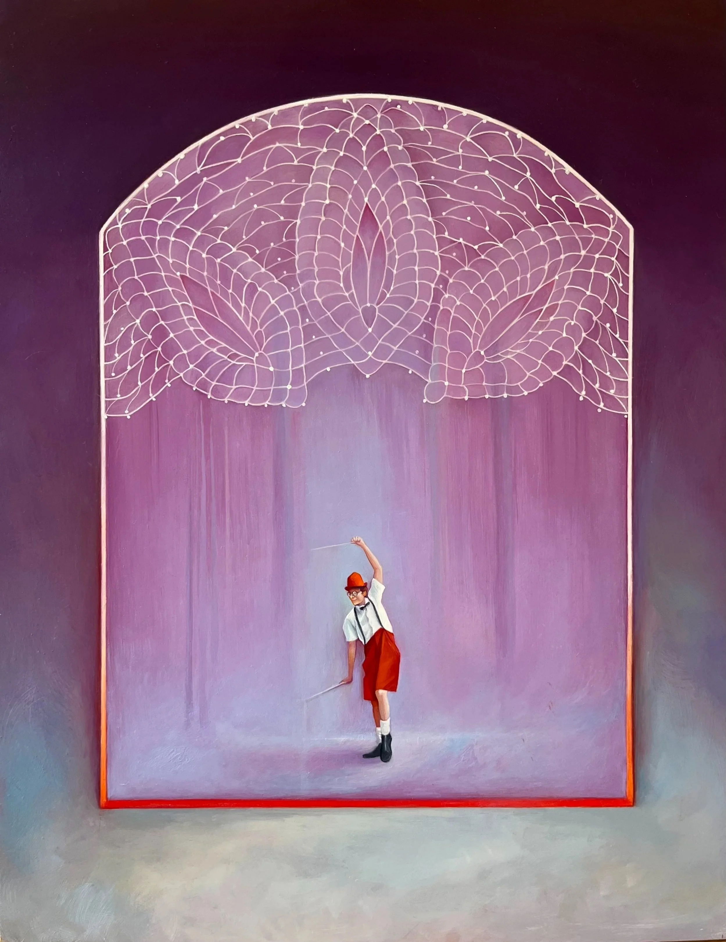     The Conductor ,  11”x14”, oil on panel (2025) 