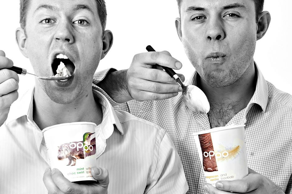 Oppo ice cream. Making the indulgent healthy