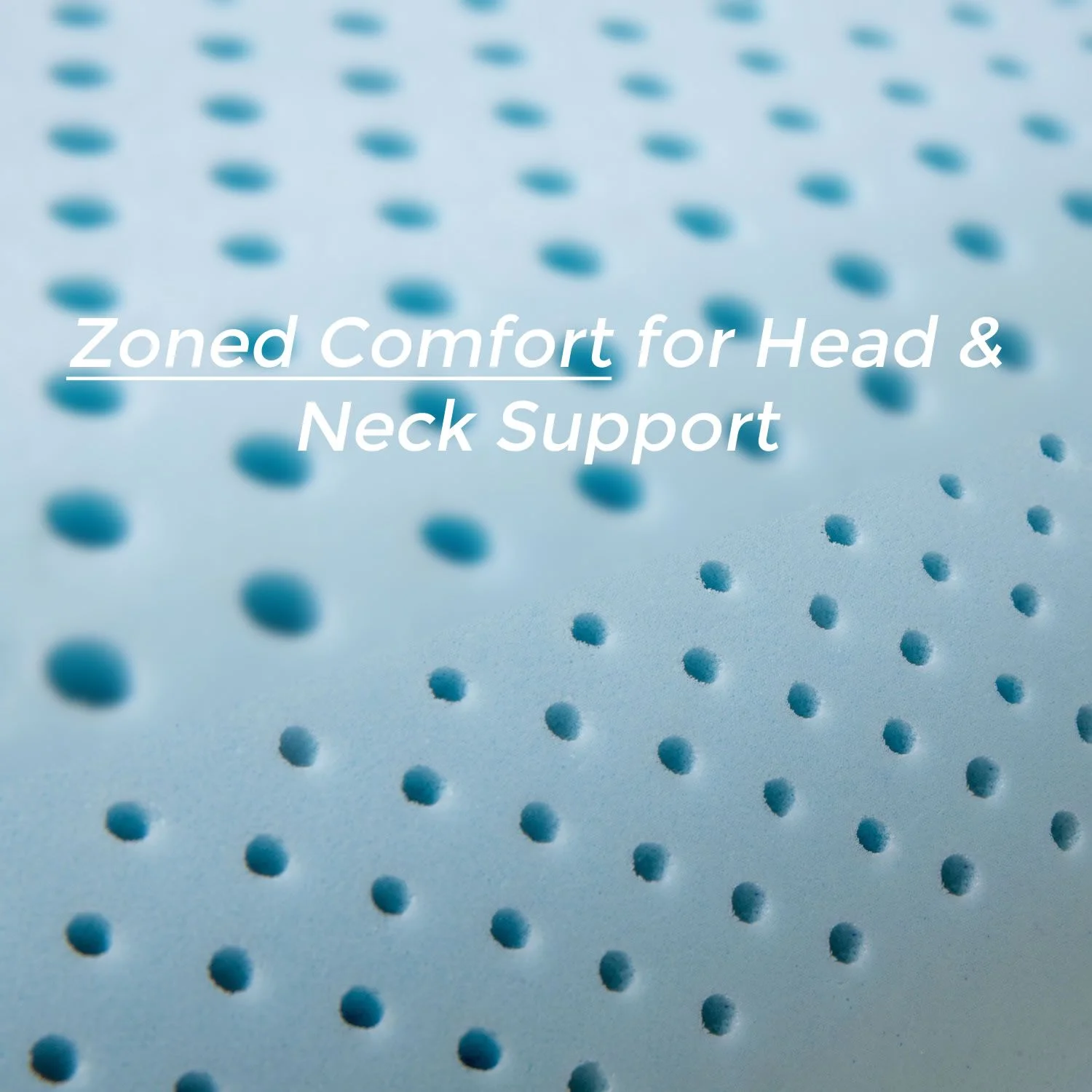 comfort zone memory foam pillow