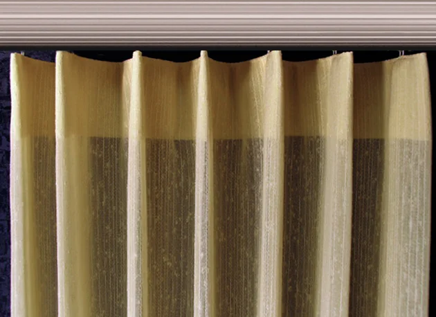 Drop Folds Drapery Example Athena Fold and Fashion Fold — Albert's Window Fashions