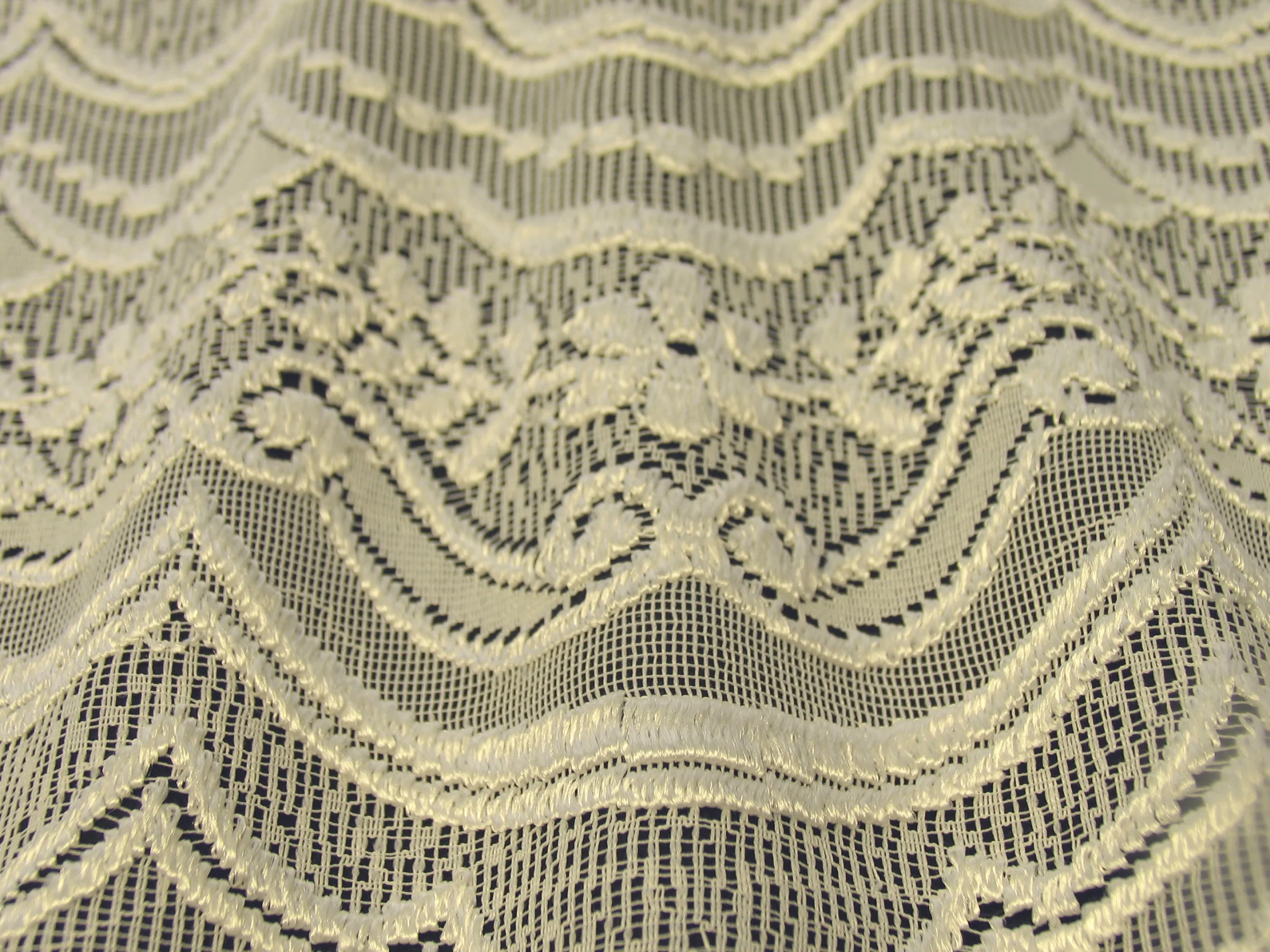 Violet Lace Drapery Fabric