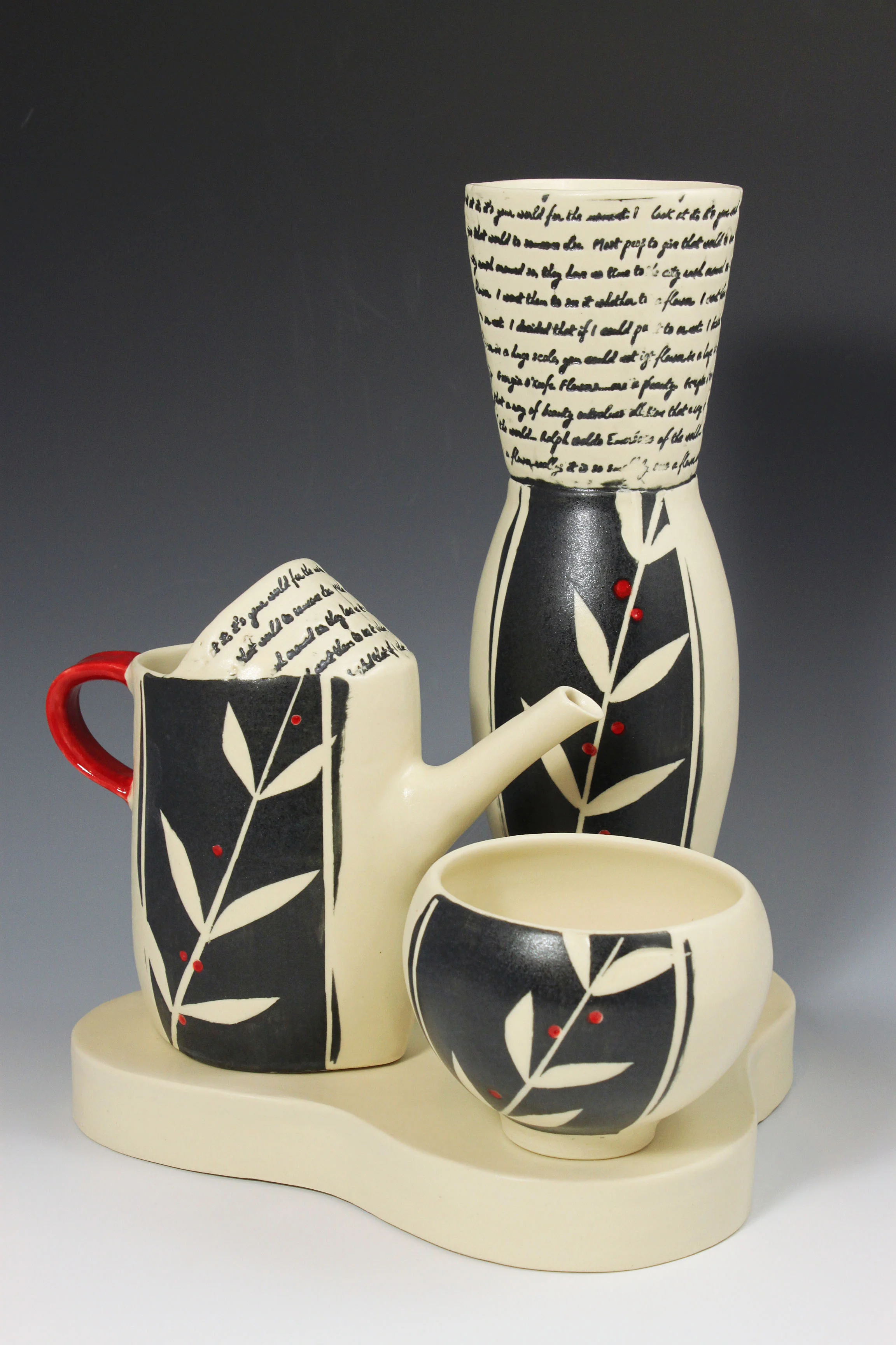 Centerpiece serving set