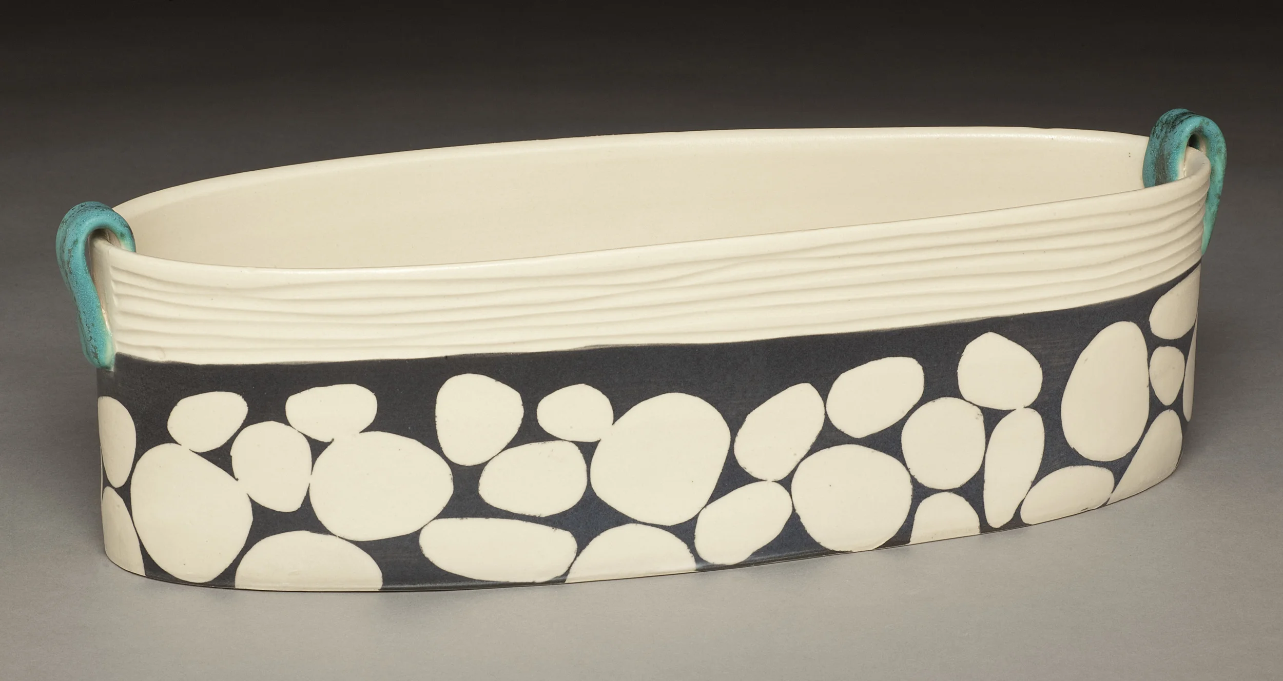 Oval "Stones" Server (12-13" long)