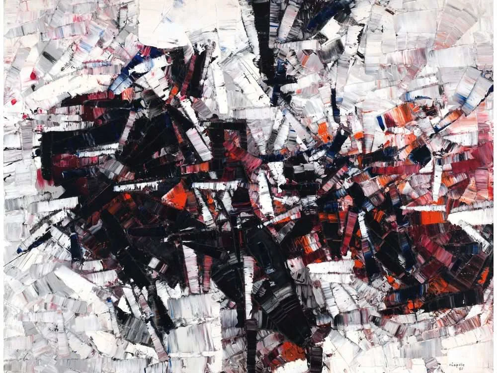 Jean-Paul Riopelle, Composition, 1955