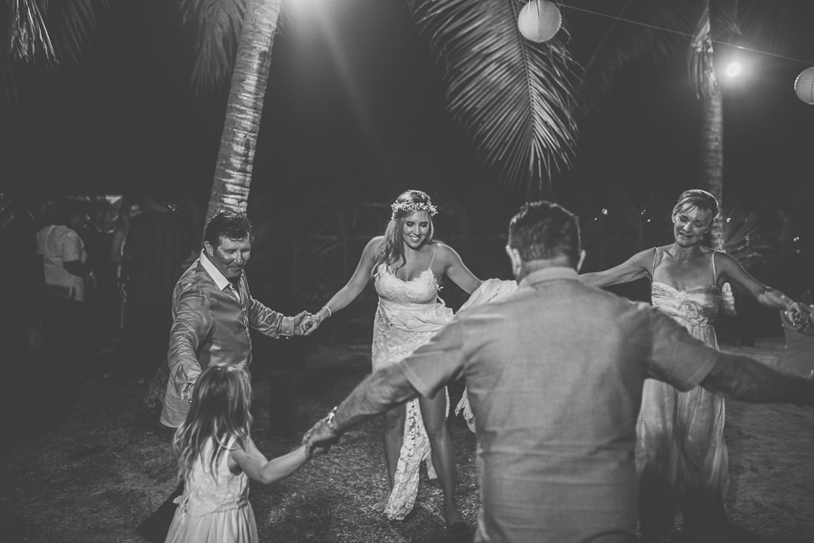 dancing in circle