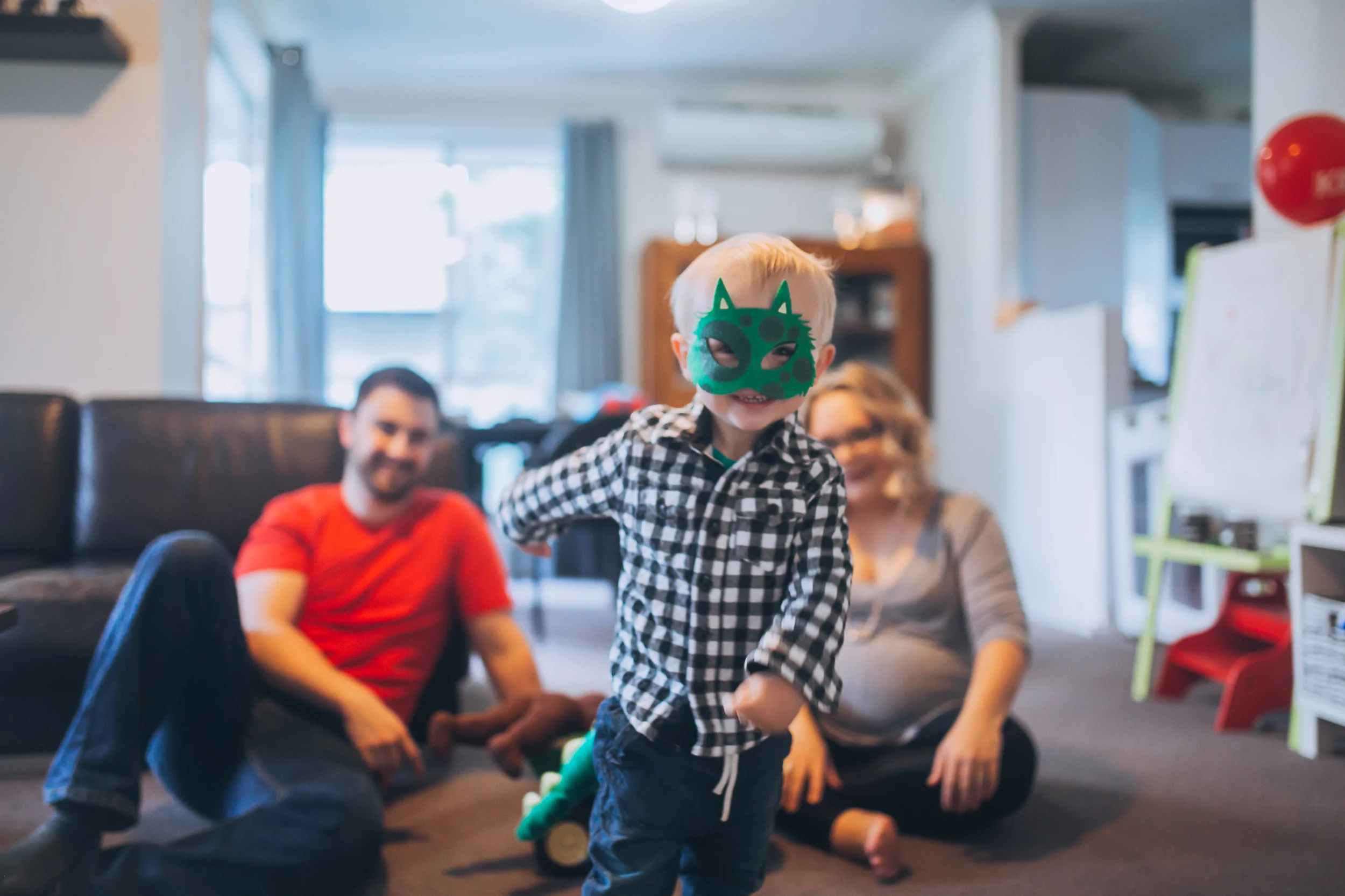 The Hasell family and one to be....