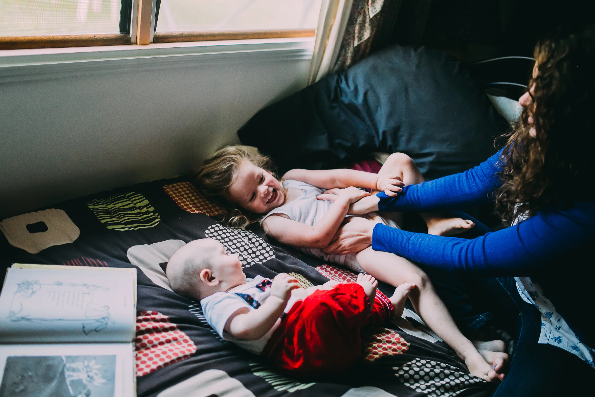 Chickens, bunnies and morning giggles - Central Coast Family Photography