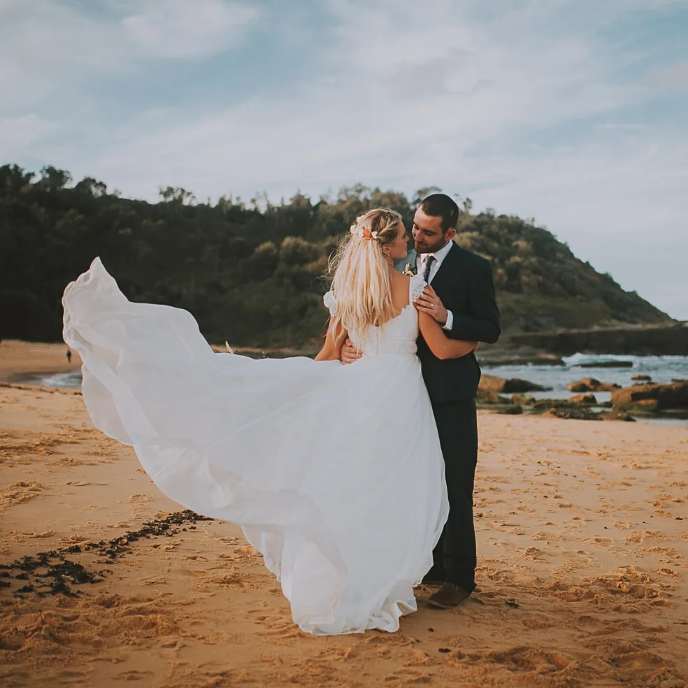 Emma and Drew- Hitched at Gracelands Forresters Beach. 