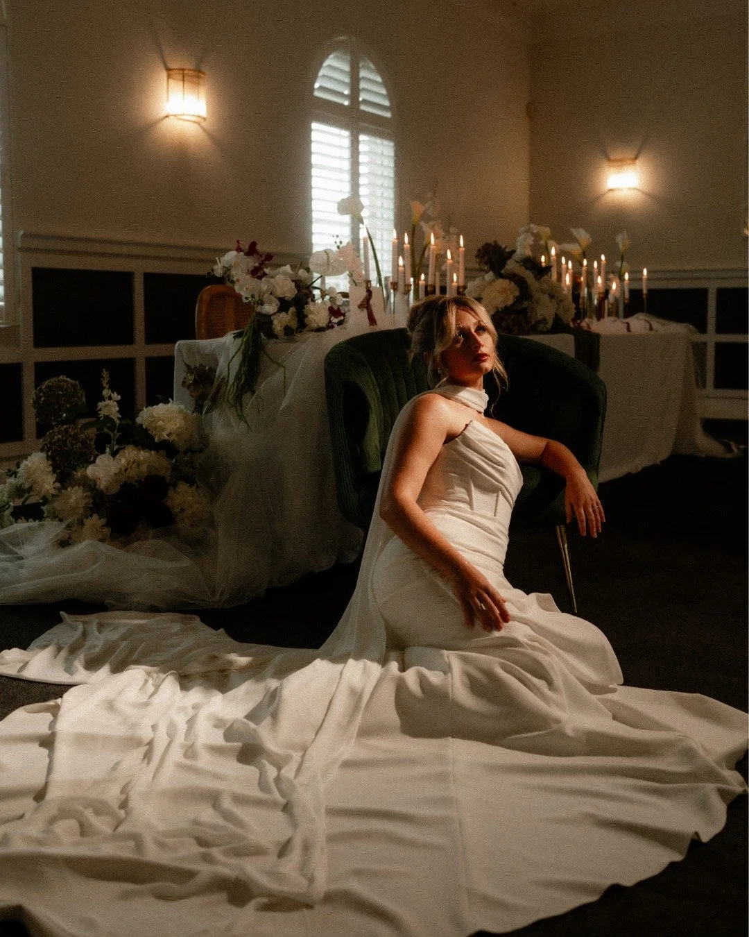 PART3: Moody, magnetic, and unapologetically bold. This is romance, but not the soft kind- the kind that owns the room

Dream team
Photographer &amp; Stylist: @kendelltynephotography
Venue: @theolivegrove_fb
Dress: @muse.bridal
Suit: @ferrari_formalw