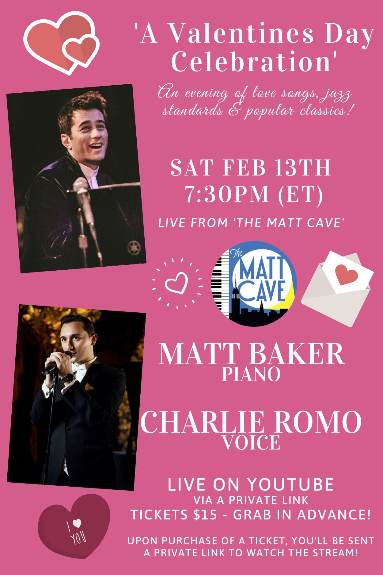 A Valentines Day Celebration - Charlie Romo and Matt Baker