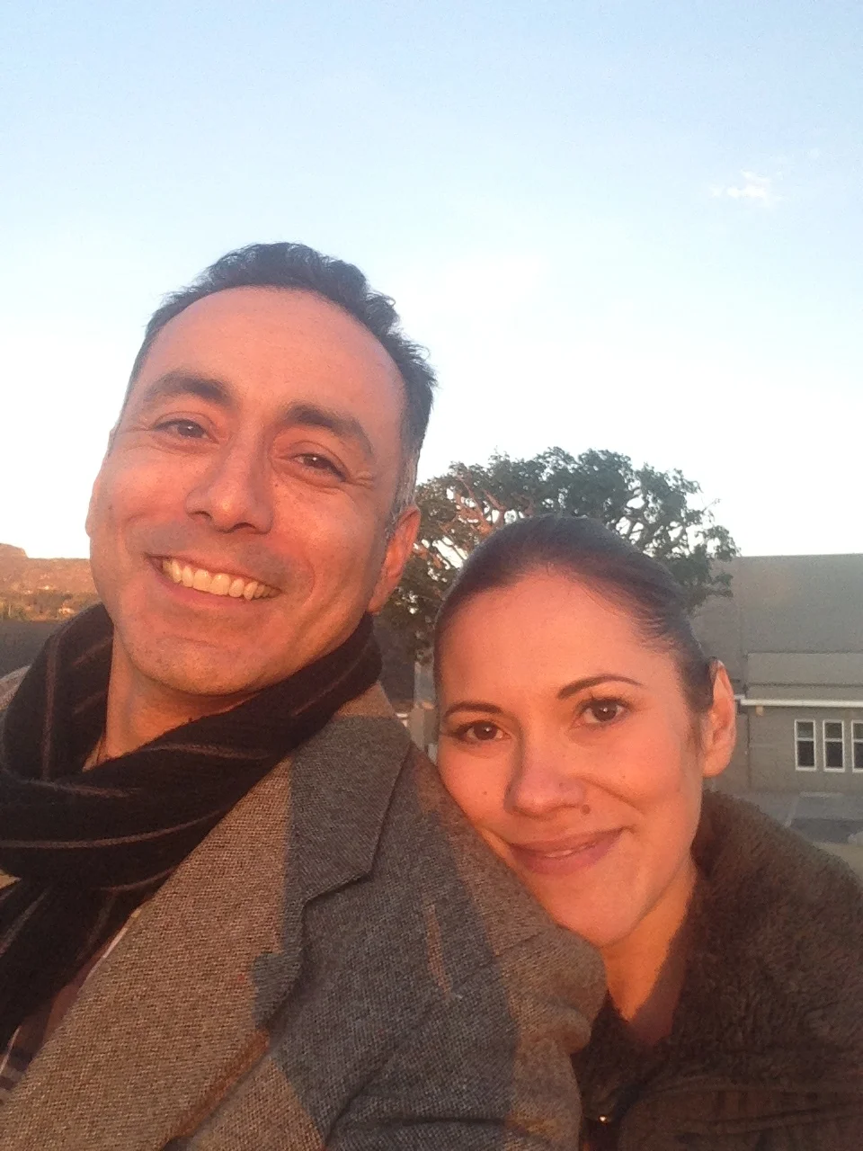With Romi, Malibu, Xmas, 2015.