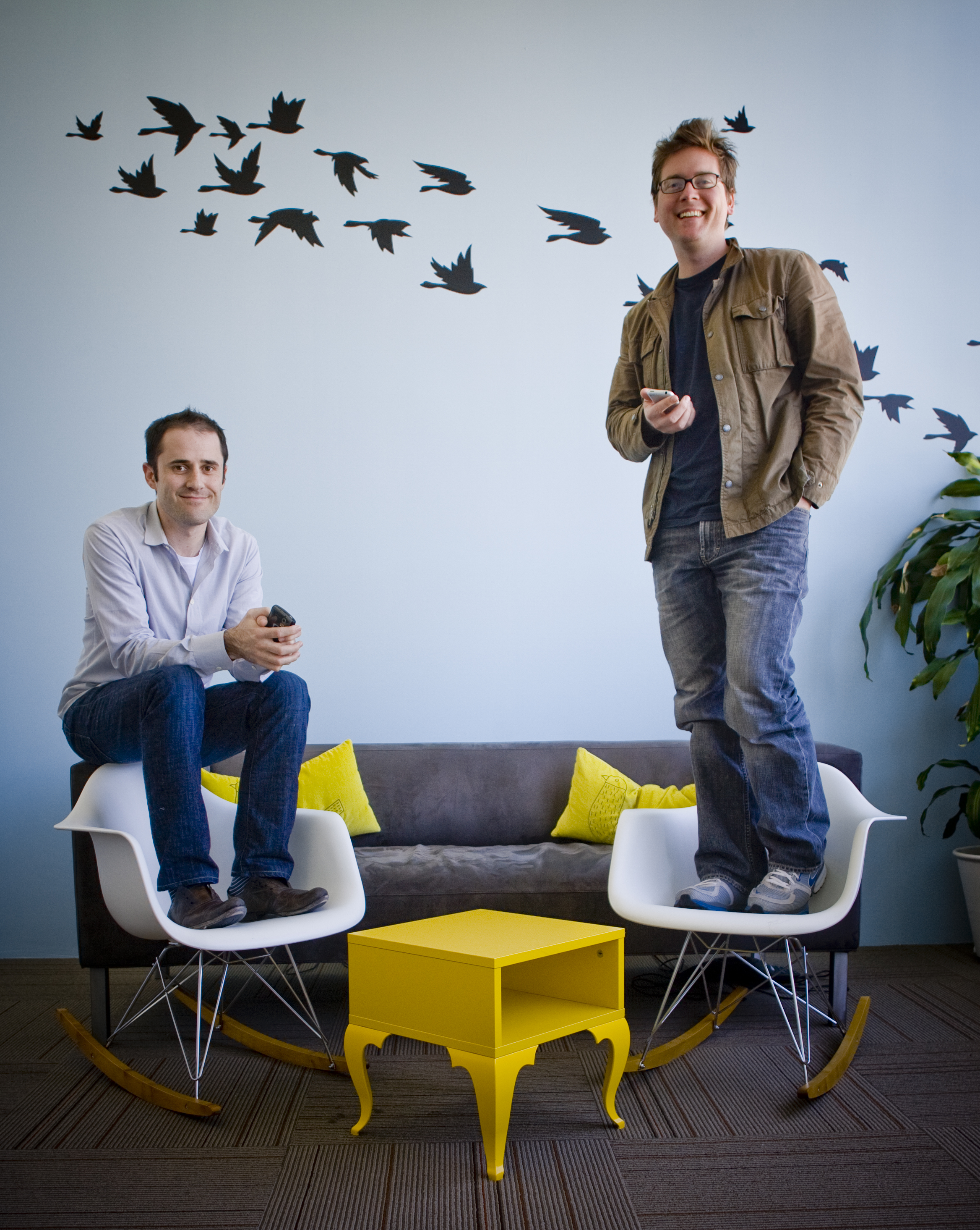   Evan Williams &amp; Biz Stone - Twitter co-founders  