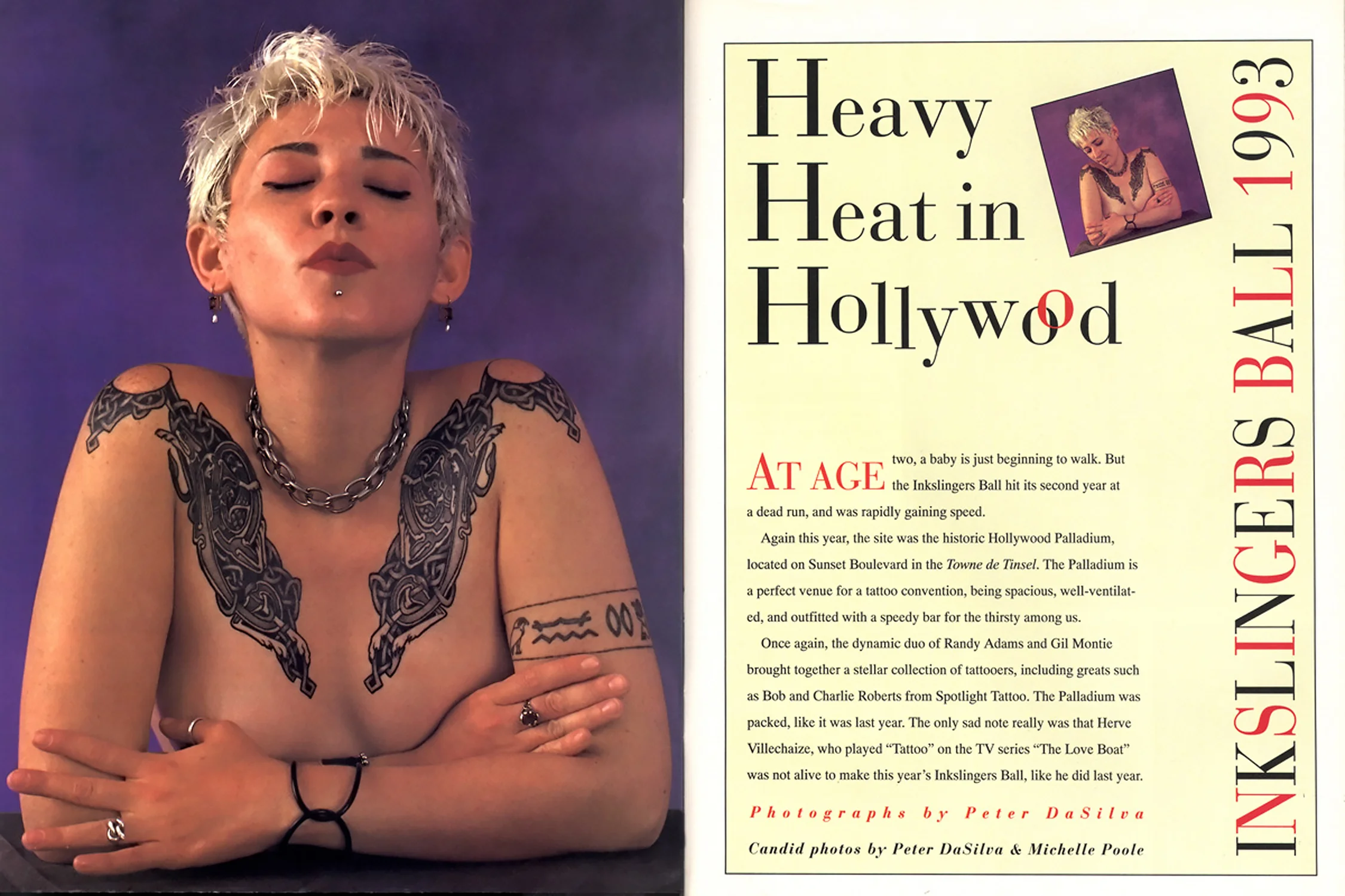 International Tattoo Art Magazine -double truck spread