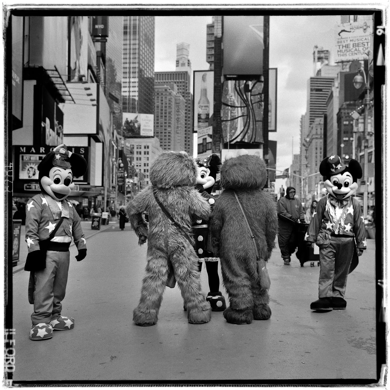 Flanking Mickey's - Time Square, NYC