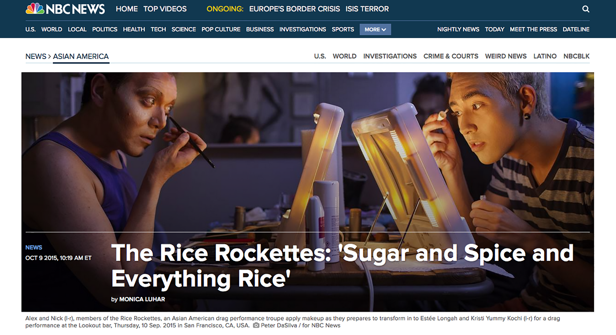   NBC News - Rice Rockettes   