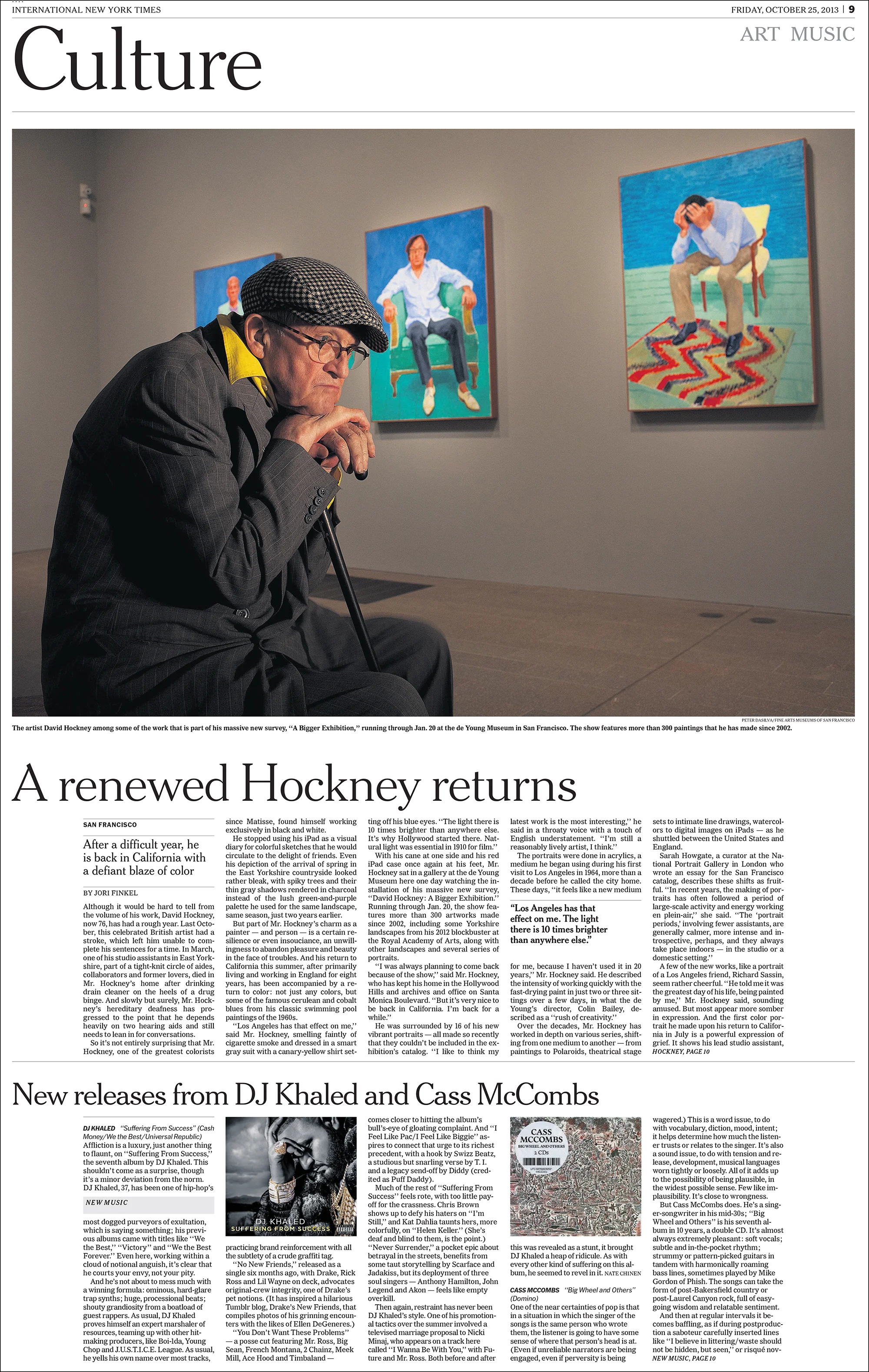 New York Times - Culture, cover