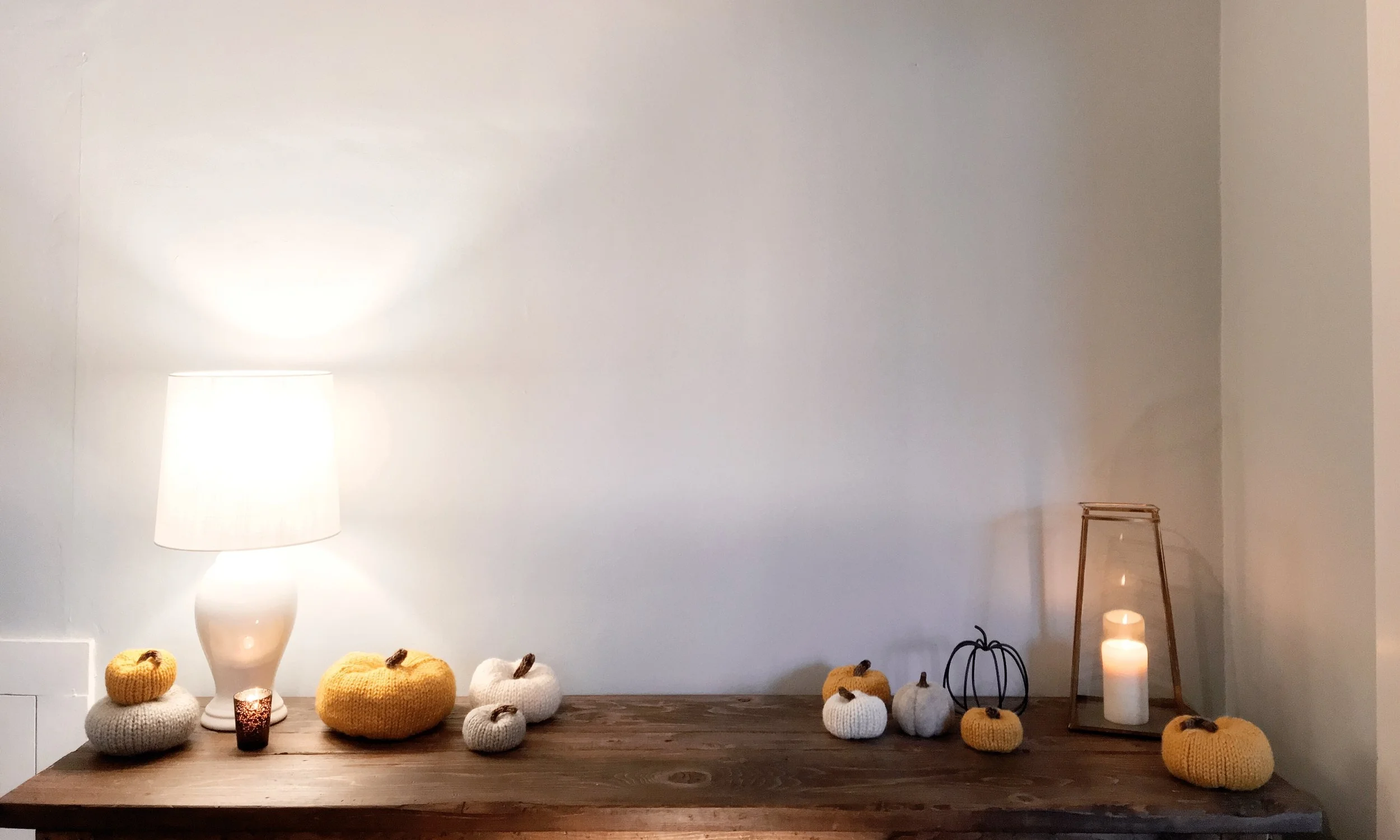 Pumpkin Table Display