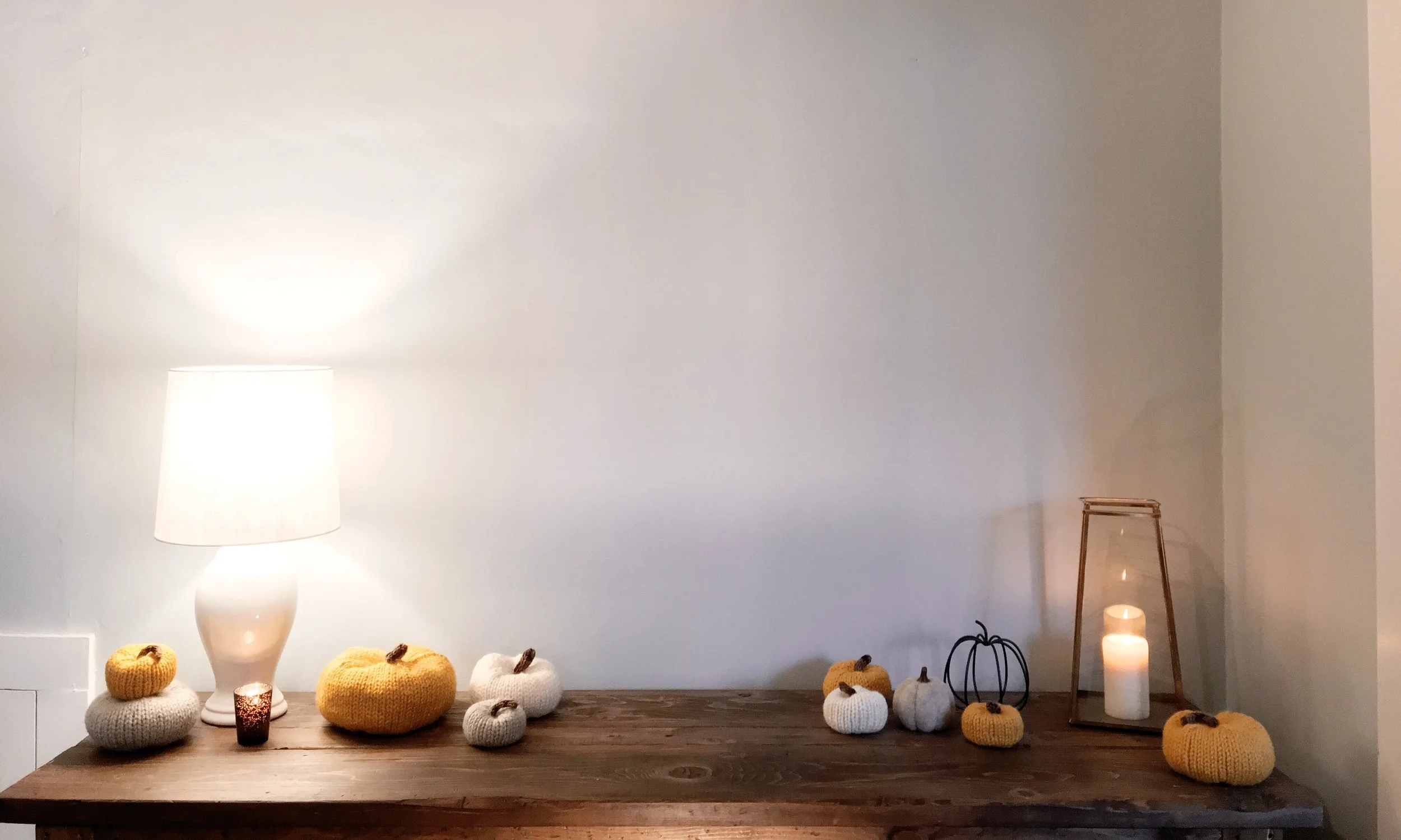 Pumpkin Table Display