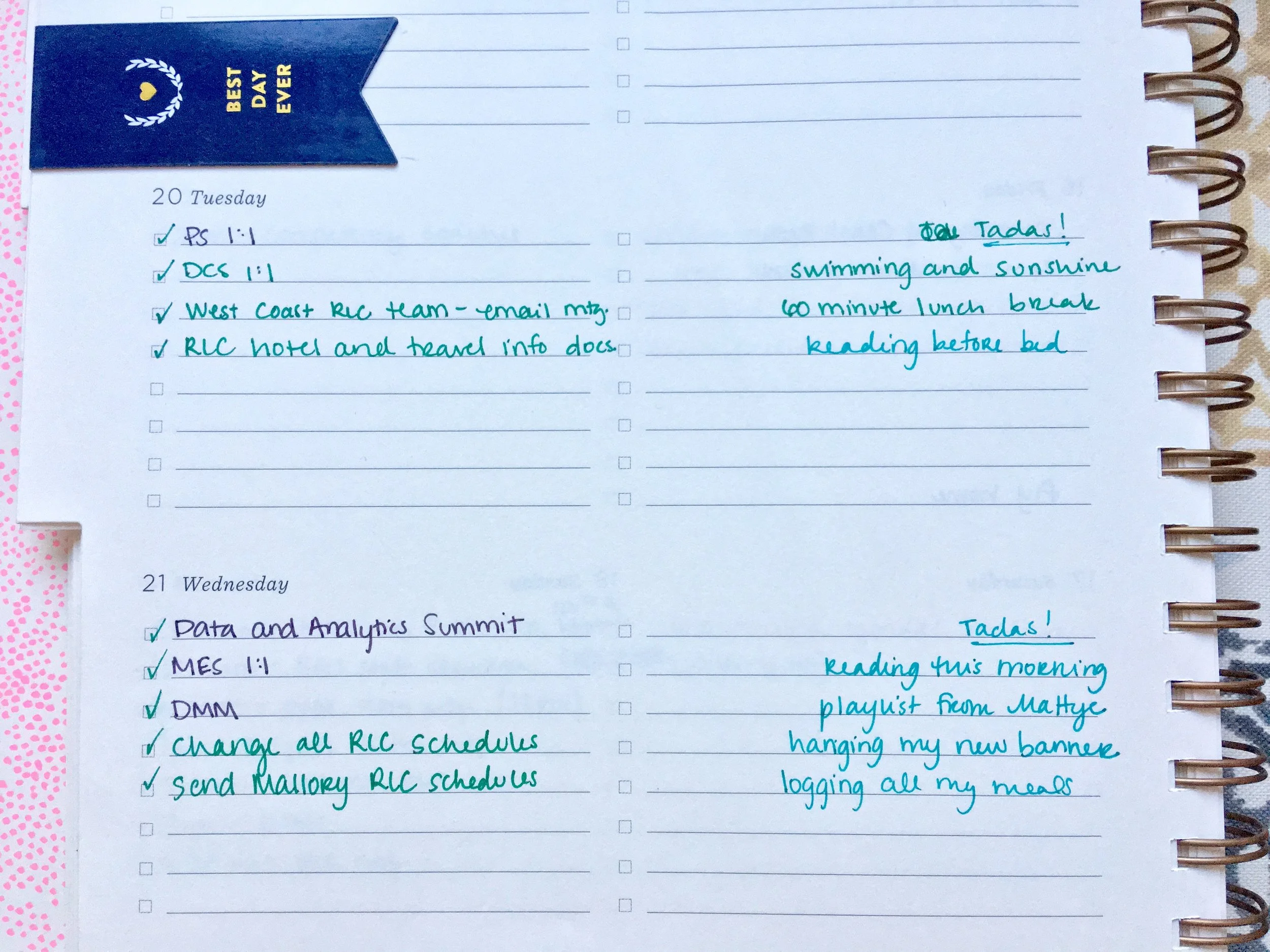 "Ta-Da!": celebrating small wins