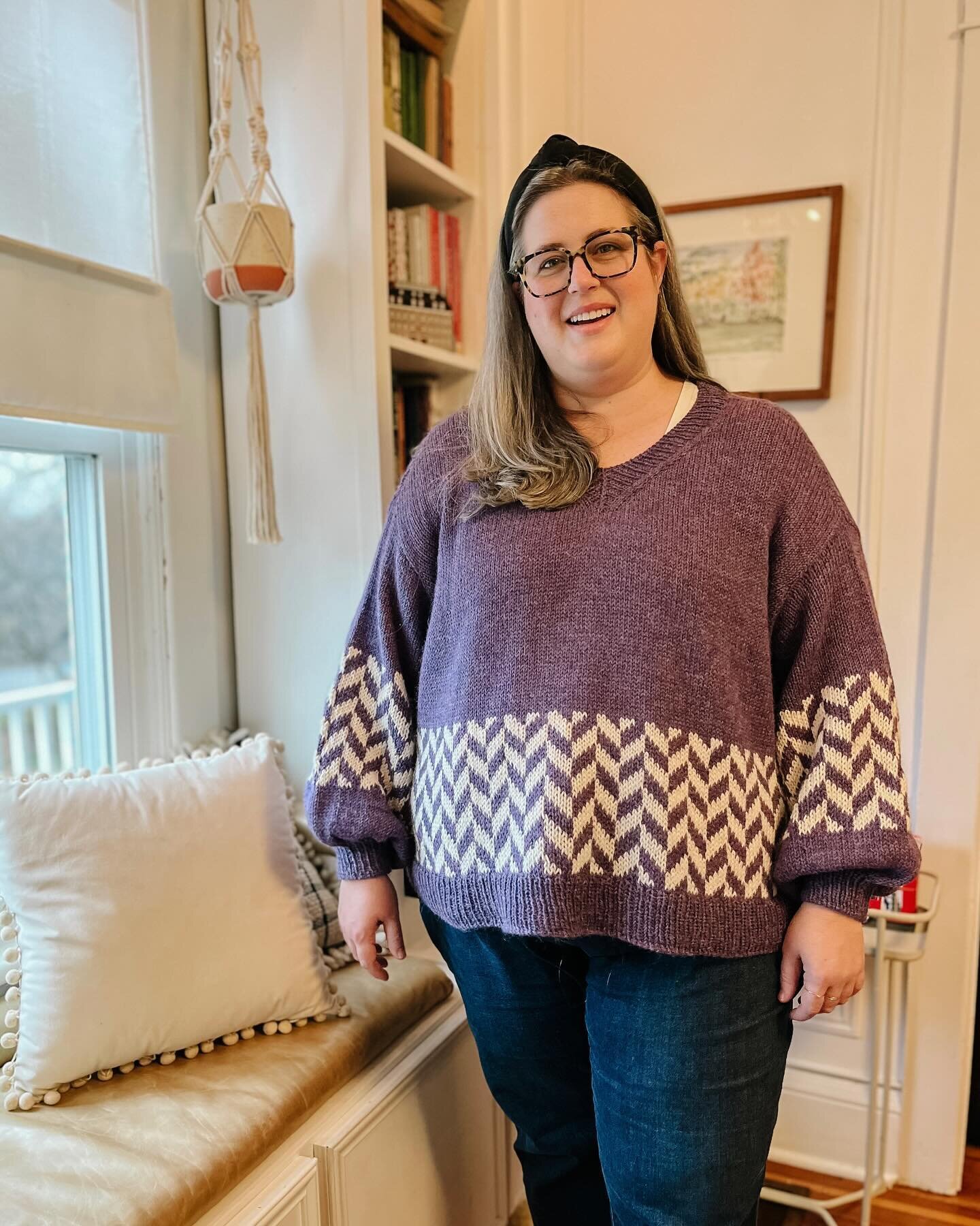 Happy #DirectionalPullover pattern release day!

The Directional Pullover is a top-down, drop shoulder pullover that features an oversized sweatshirt-like fit. Aimee&rsquo;s pattern is so thoughtfully written and it really celebrates the importance o