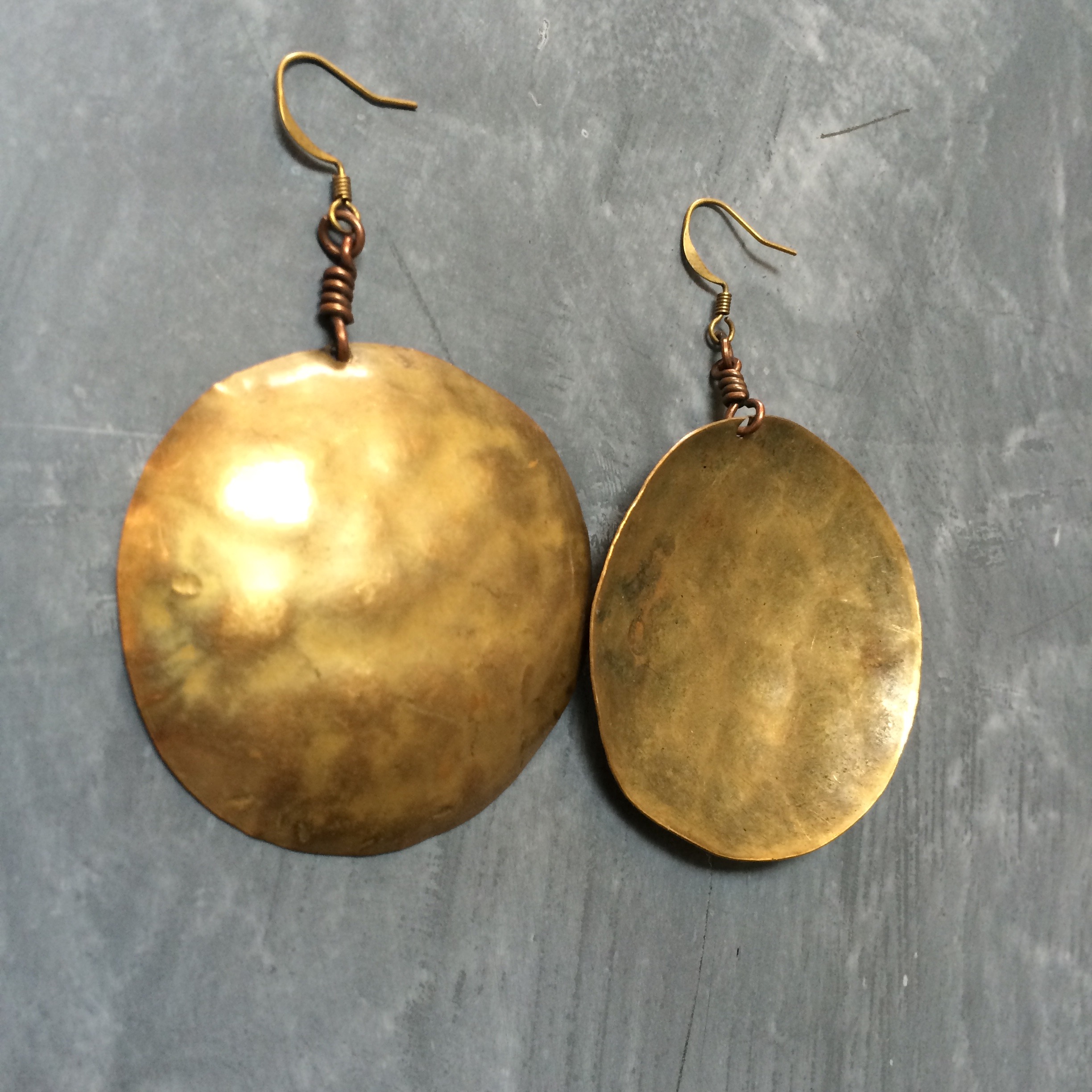 Tamu Earrings | Earrings, Brass earrings, Modern jewelry