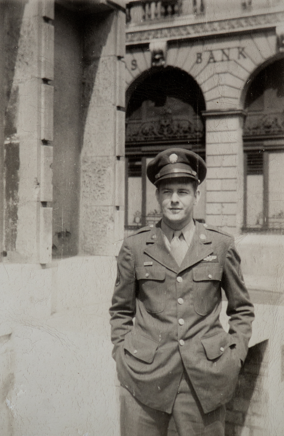 Frank in London in his service uniform!
