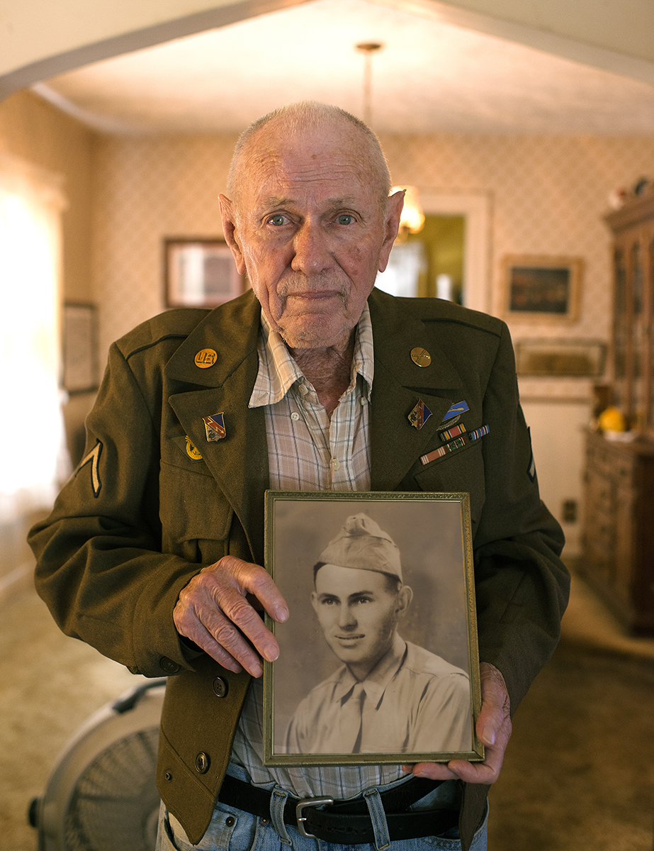 PFC Chester Bishop in June of 2015 at the age of 94.