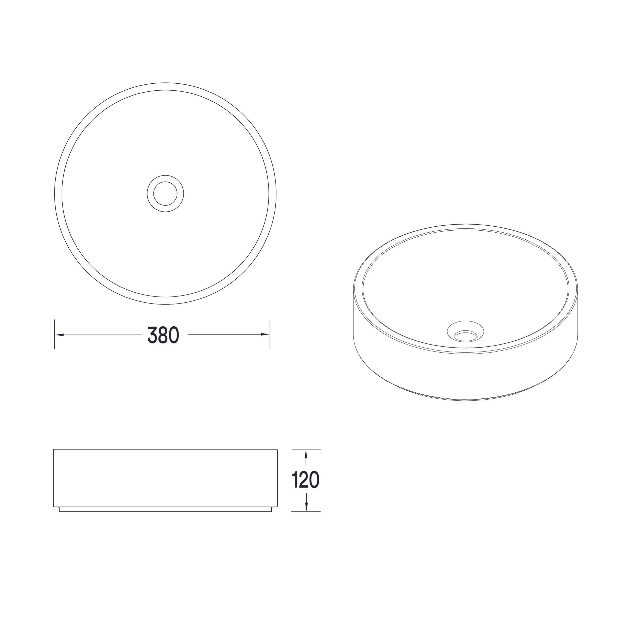 pesta dimensions pop concrete basin sink homewares bathroom