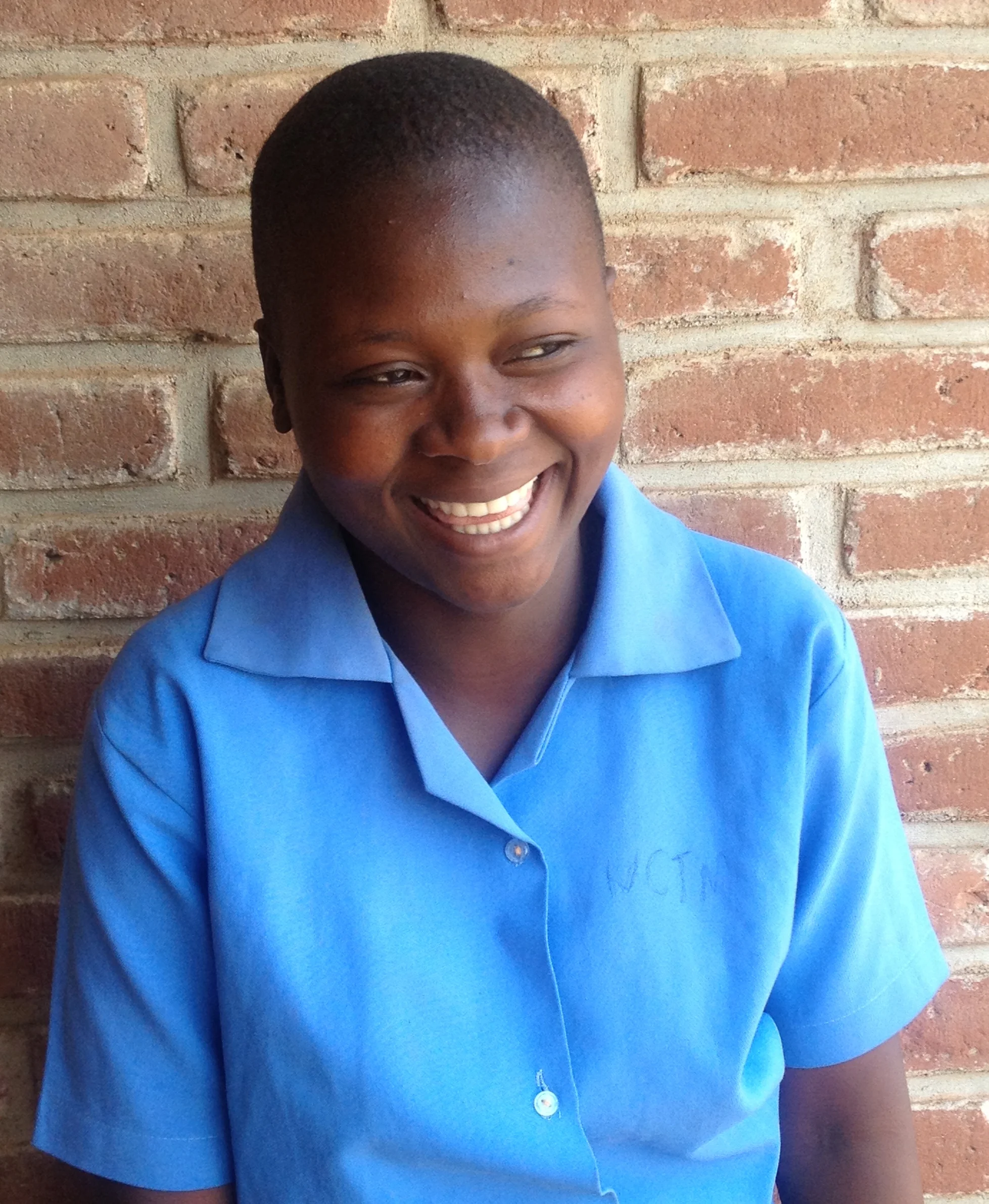(September 7, 2015) Proceeds from the Eliza J dress sale are used to support scholar, Rose, as she begins her third year at partner, Children of the Nations, ICA school in Lilongwe, Malawi. 