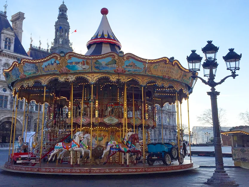 Carousel at Place de l'Hôtel-de-Ville – Paris