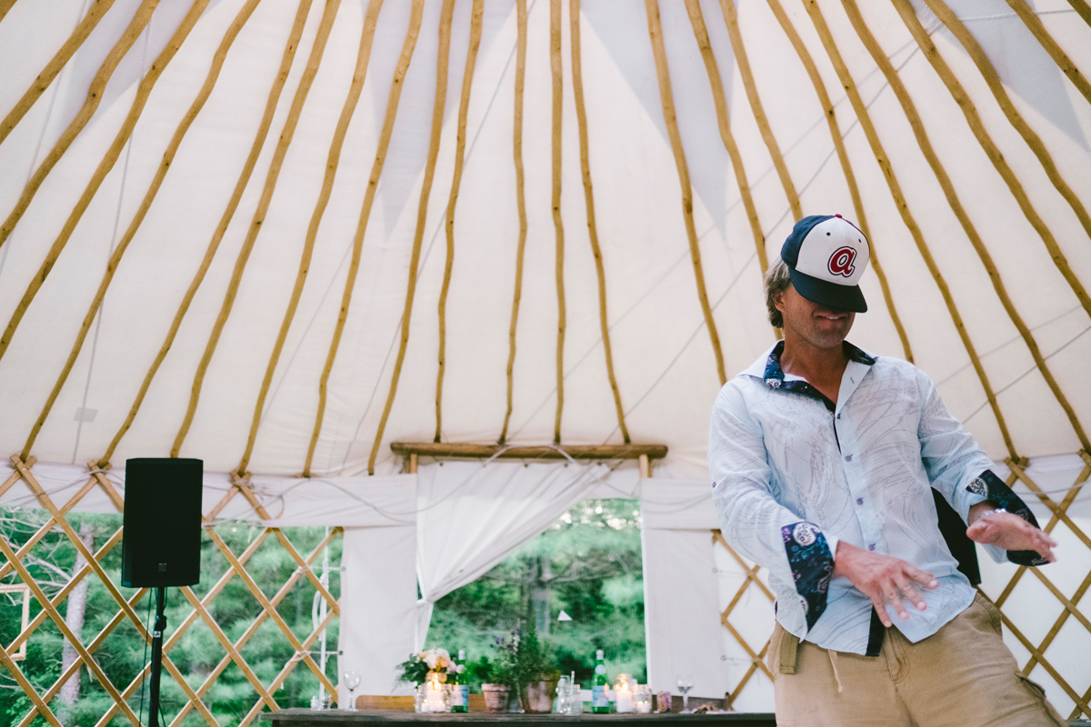Backyard Yurt Wedding in Chester Nova Scotia