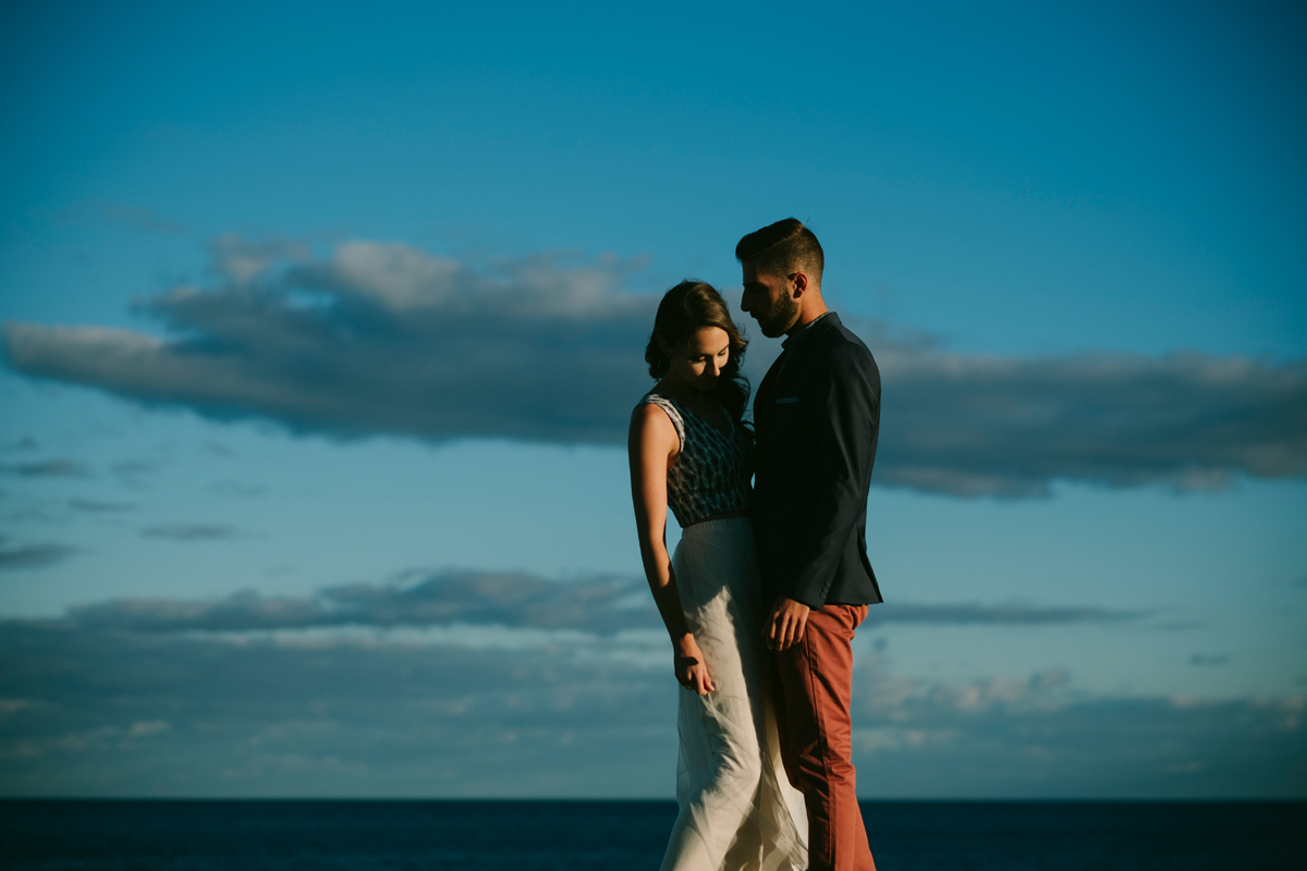 Duncan's Cove Nova Scotia Candid Engagement Photo Session