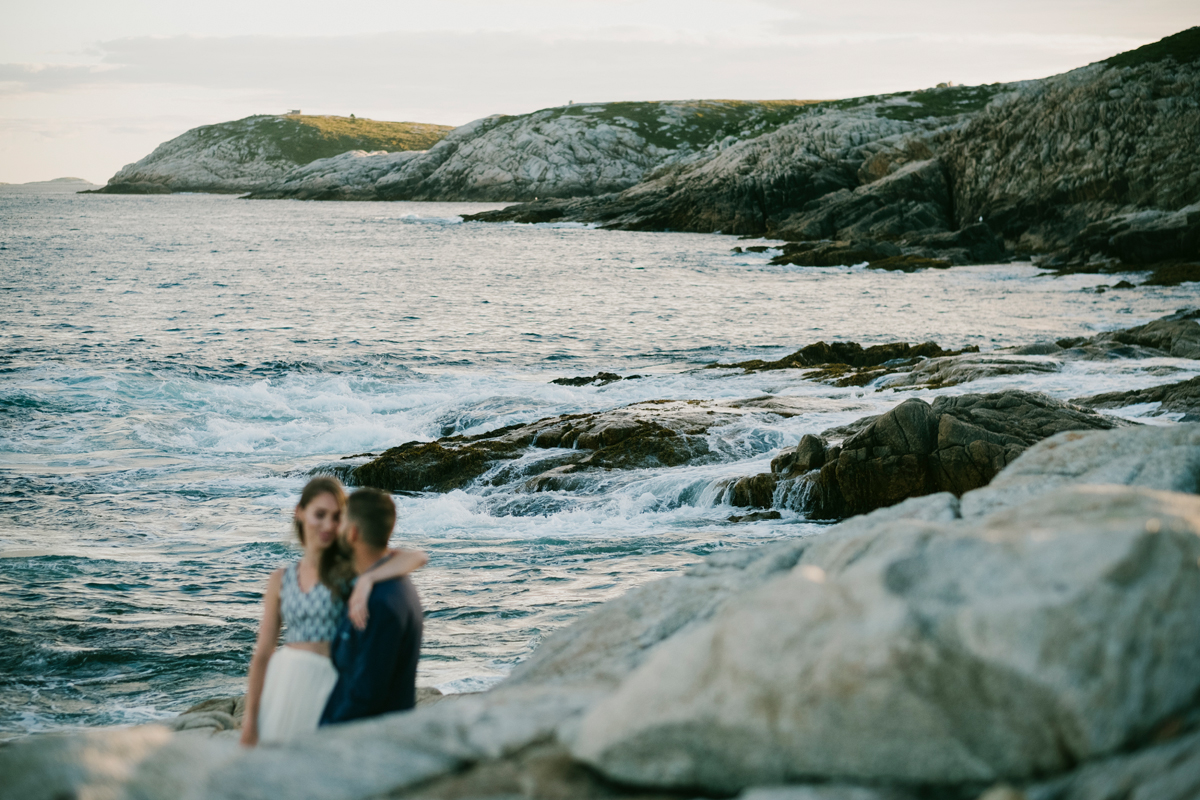 Duncan's Cove Nova Scotia Candid Engagement Photo Session