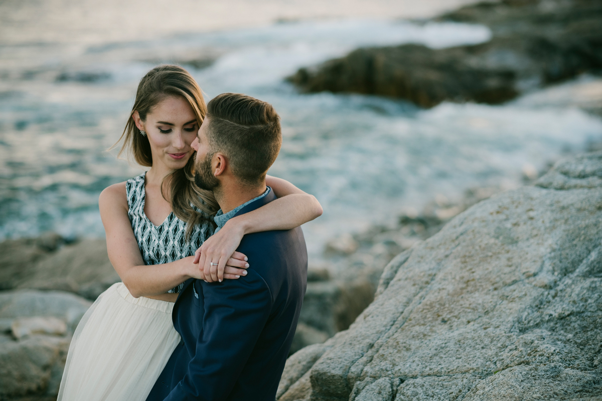 Duncan's Cove Nova Scotia Candid Engagement Photo Session