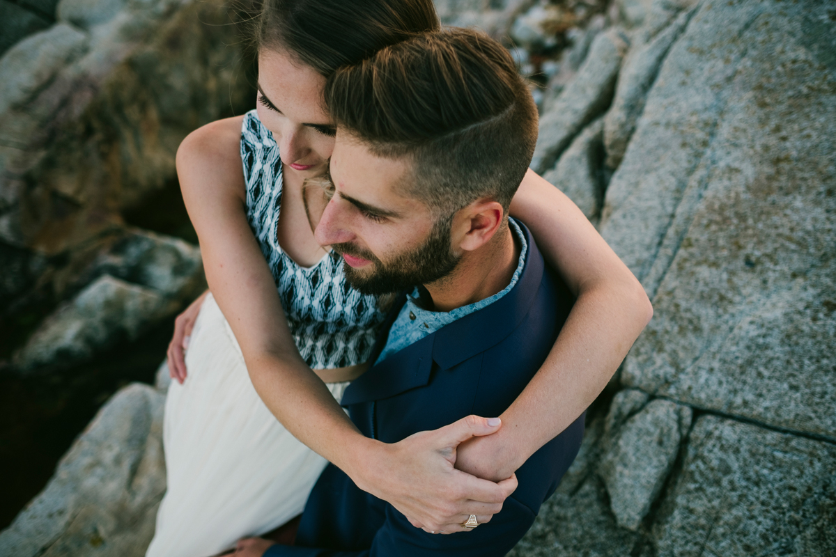 Duncan's Cove Nova Scotia Candid Engagement Photo Session