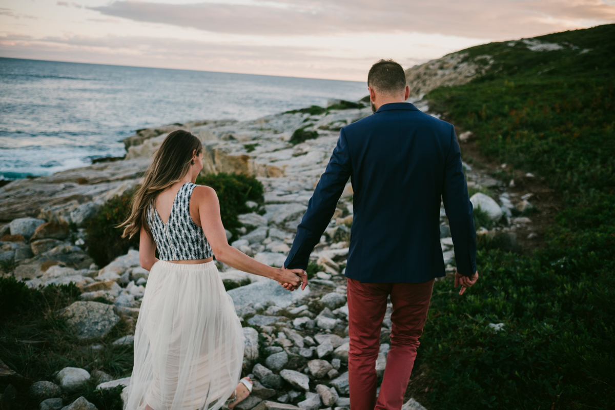 Duncan's Cove Nova Scotia Candid Engagement Photo Session