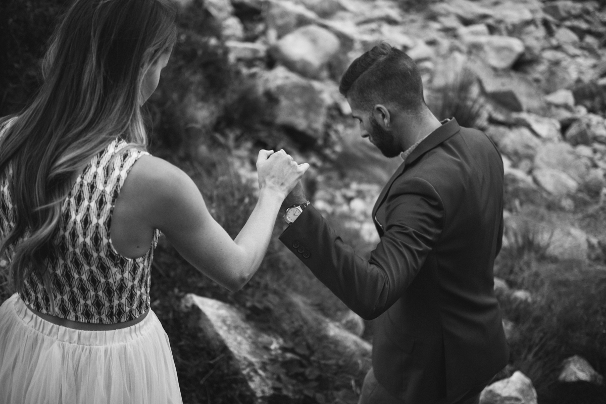 Duncan's Cove Nova Scotia Candid Engagement Photo Session