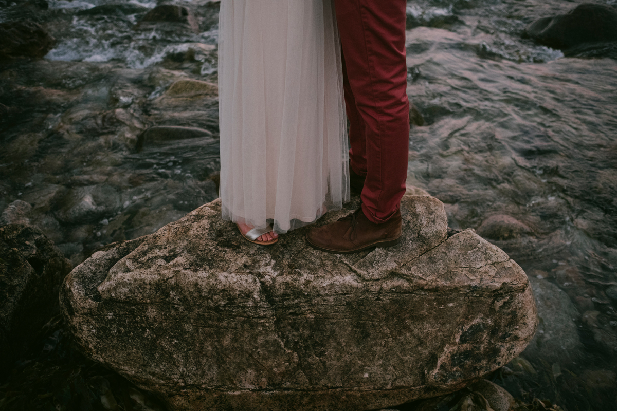 Duncan's Cove Nova Scotia Candid Engagement Photo Session