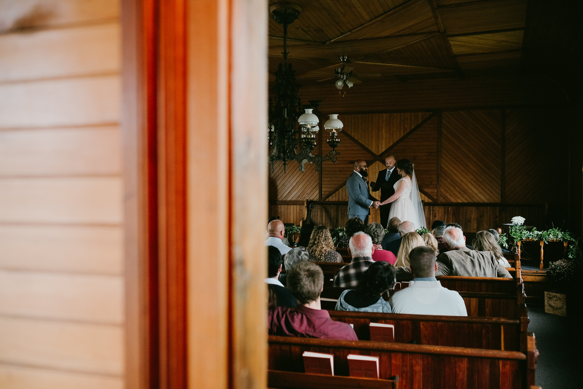 A Bishopville backyard wedding