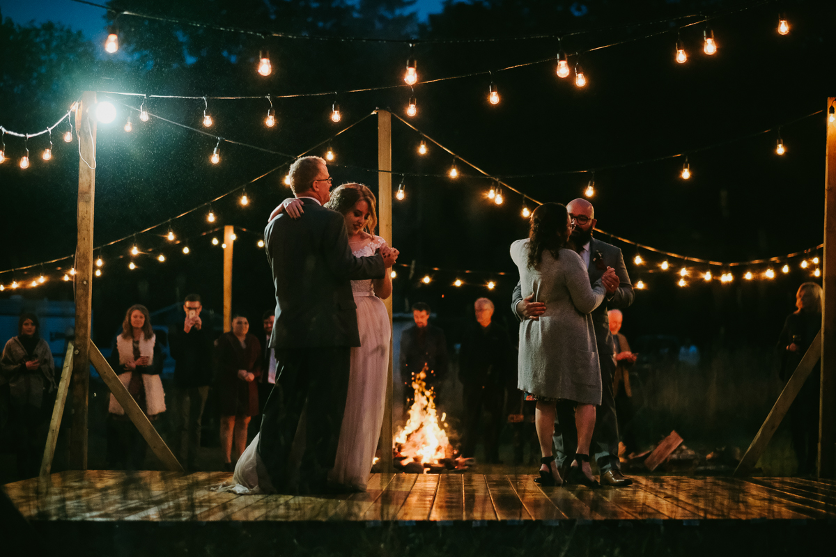 A Bishopville backyard wedding