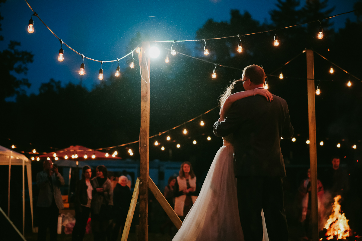 A Bishopville backyard wedding