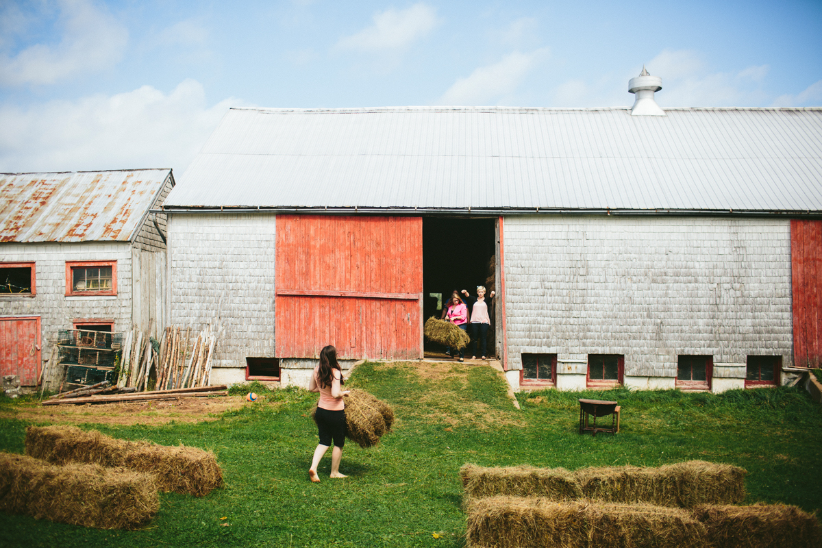 Nova Scotia Family Farm Outdoor Wedding