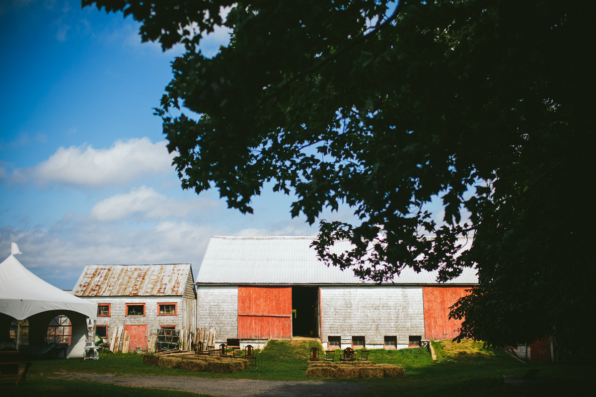 Nova Scotia Family Farm Outdoor Wedding