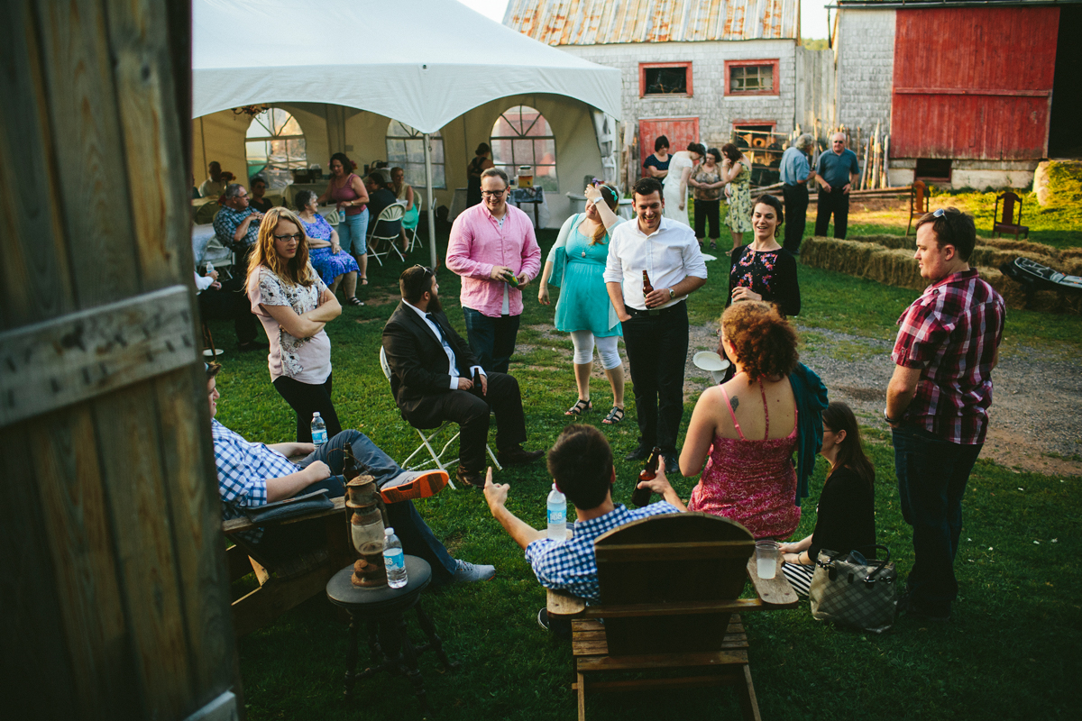 Nova Scotia Family Farm Outdoor Wedding