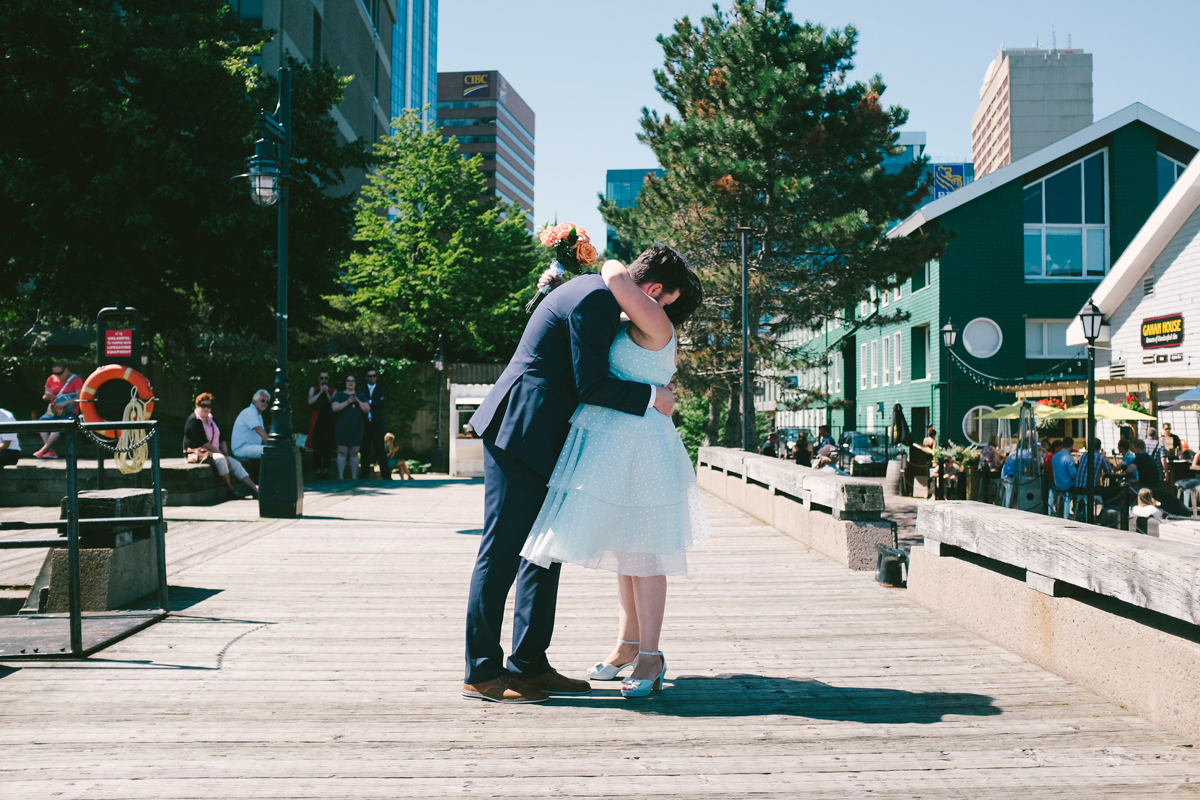 halifax nova scotia tall ship wedding backyard reception